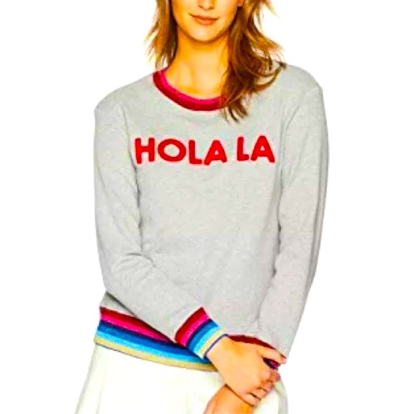 HOLA LA sweatshirt TRINA TURK - Picture 2 of 5